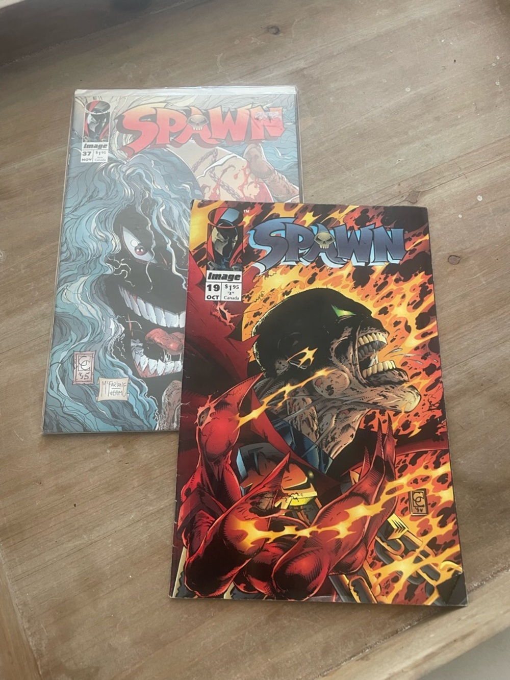Spawn #19 Comic Book - Red and Black Cover